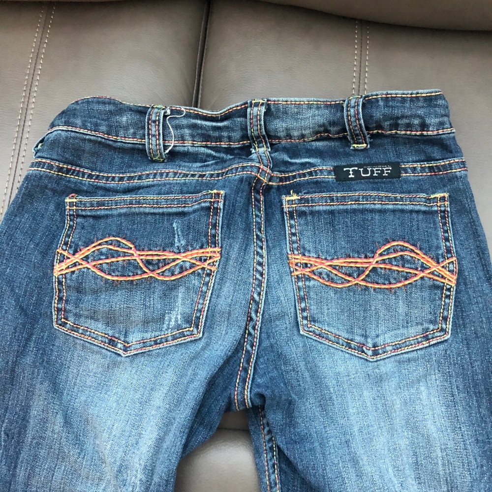 WOMENS COWGIRL TUFF BOOTCUT JEANS SIZE 26